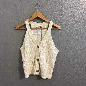 Pilcro • Cable Knit Sweater Vest